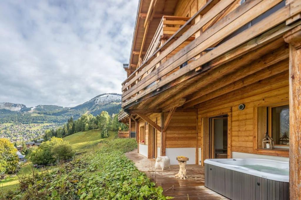 Chalet 1100 - Bo Immobilier Chatel - A Mi-Chemin Du Centre Et Du Linga - Jacuzzi Sauna Et Cheminee Εξωτερικό φωτογραφία