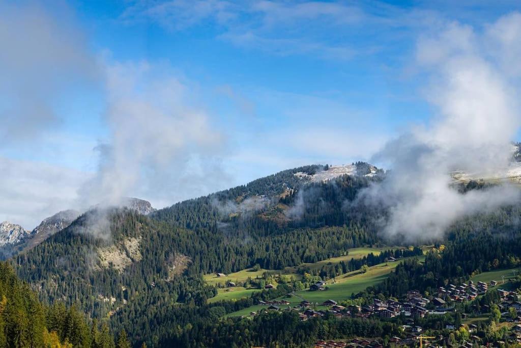 Chalet 1100 - Bo Immobilier Chatel - A Mi-Chemin Du Centre Et Du Linga - Jacuzzi Sauna Et Cheminee Εξωτερικό φωτογραφία