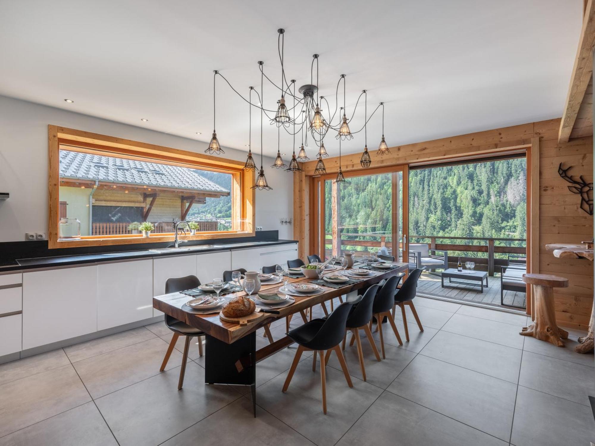 Chalet 1100 - Bo Immobilier Chatel - A Mi-Chemin Du Centre Et Du Linga - Jacuzzi Sauna Et Cheminee Εξωτερικό φωτογραφία