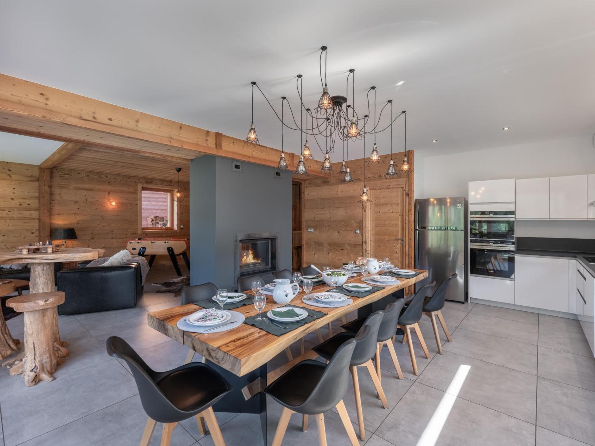 Chalet 1100 - Bo Immobilier Chatel - A Mi-Chemin Du Centre Et Du Linga - Jacuzzi Sauna Et Cheminee Εξωτερικό φωτογραφία