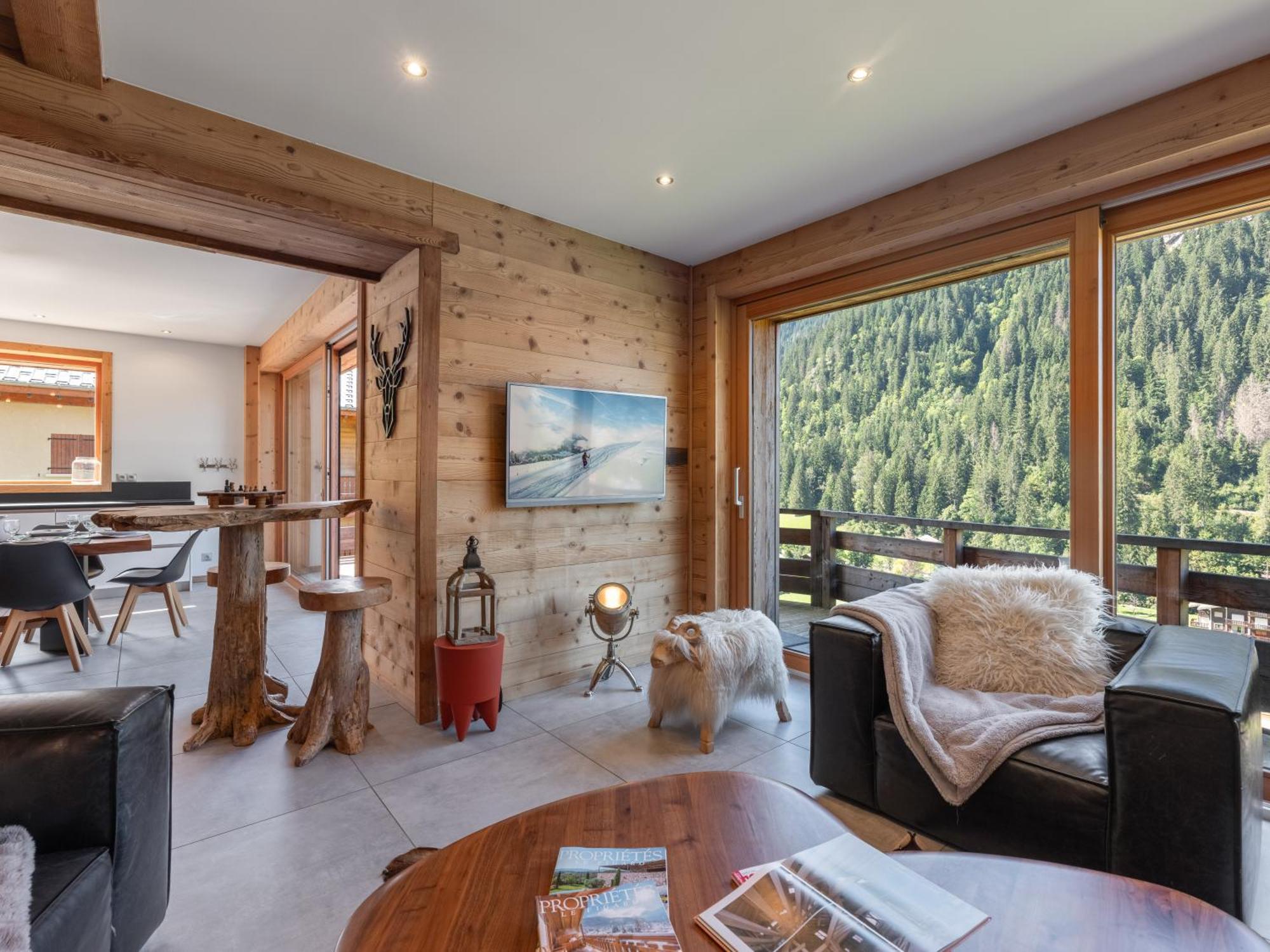 Chalet 1100 - Bo Immobilier Chatel - A Mi-Chemin Du Centre Et Du Linga - Jacuzzi Sauna Et Cheminee Εξωτερικό φωτογραφία