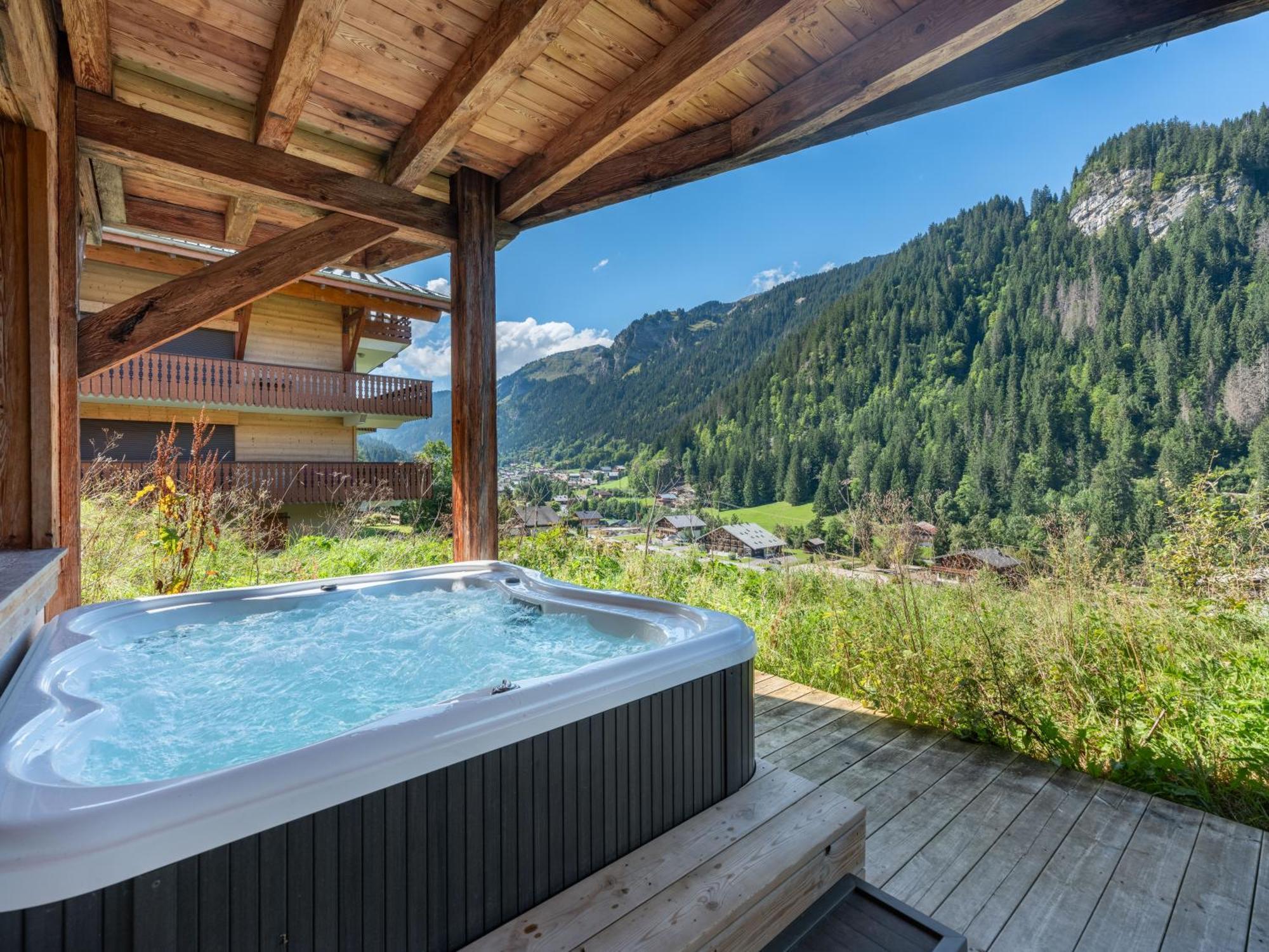 Chalet 1100 - Bo Immobilier Chatel - A Mi-Chemin Du Centre Et Du Linga - Jacuzzi Sauna Et Cheminee Εξωτερικό φωτογραφία