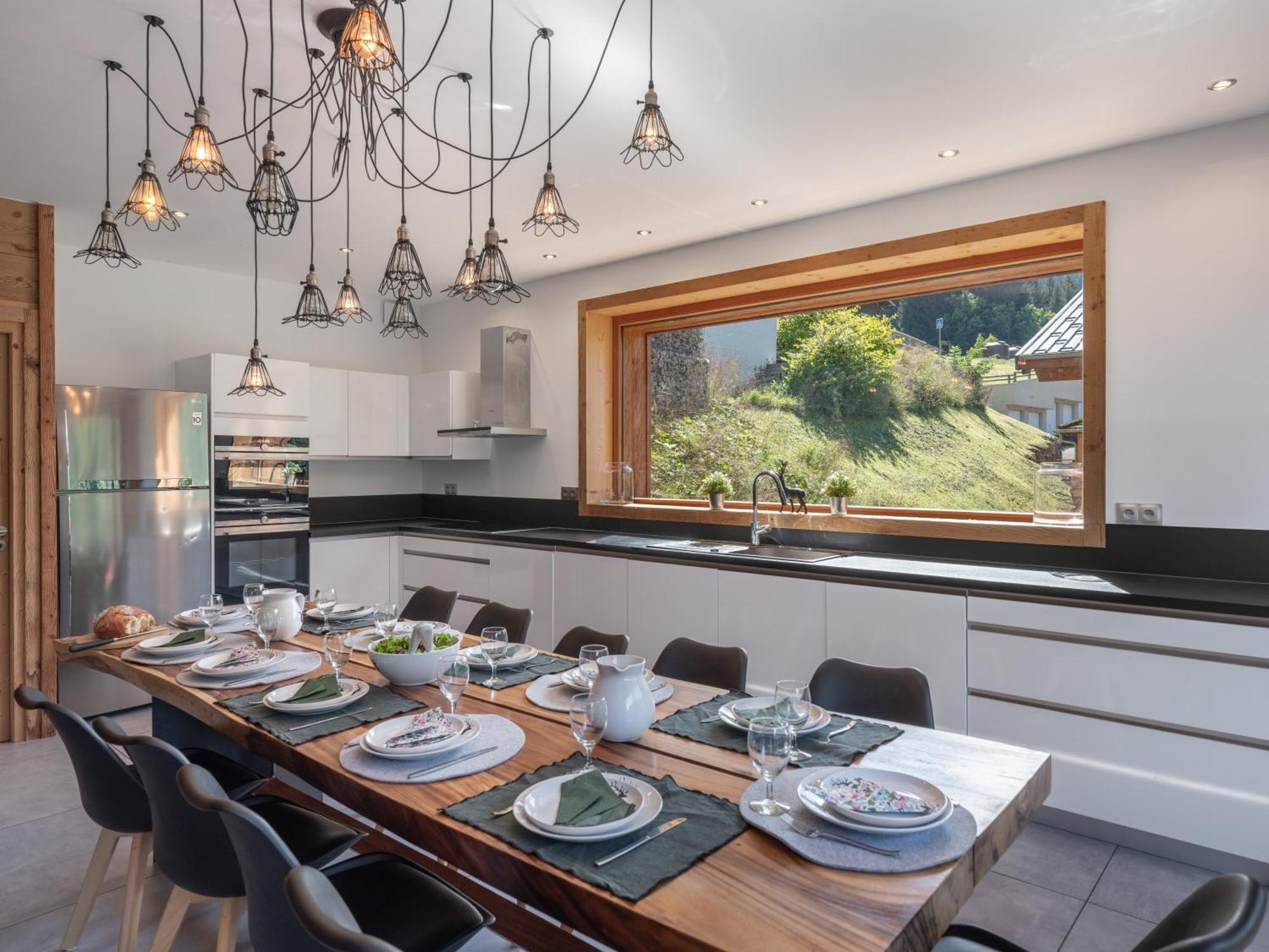 Chalet 1100 - Bo Immobilier Chatel - A Mi-Chemin Du Centre Et Du Linga - Jacuzzi Sauna Et Cheminee Εξωτερικό φωτογραφία