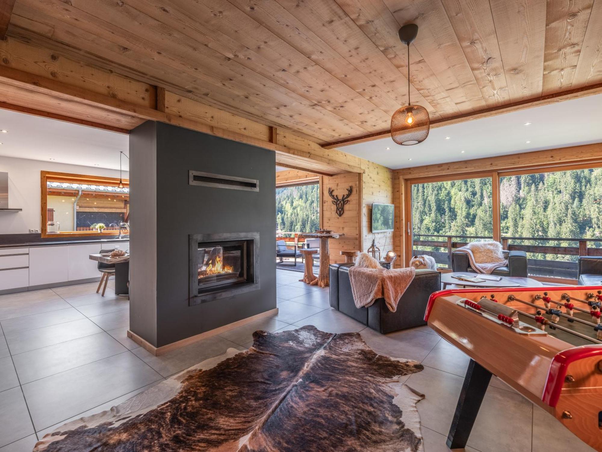 Chalet 1100 - Bo Immobilier Chatel - A Mi-Chemin Du Centre Et Du Linga - Jacuzzi Sauna Et Cheminee Εξωτερικό φωτογραφία